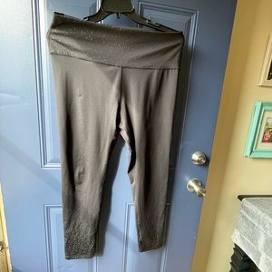 Z by zobha, shine, black, ombré legging. plus XXL,